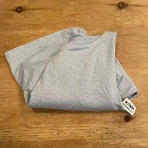 NWOT Old Navy Cloud Comfy High Neck Light Blue Bra Athleisure Sport 4X